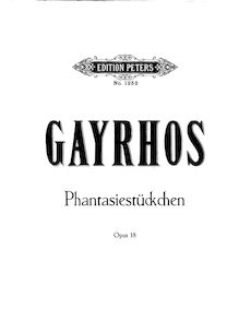 Partition complète, Phantasiestückchen für kleine Hände, Op.18, Gayrhos, Eugen