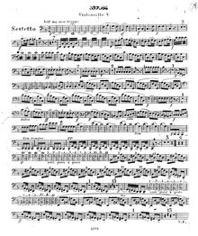 Partition violoncelle 1 , partie, Symphony No.6, Pastoral, F major