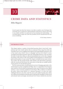 crime data and statistics