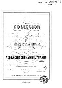 Partition Book IV, 100 menuets, Abril Tirado, Pedro