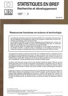 Ressources humaines en science et technologie