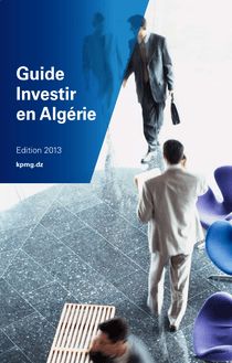 Guide investir en Algérie 2013