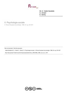Psychologie sociale  ; n°4 ; vol.9, pg 601-607