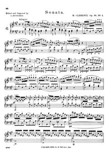 Partition Sonata No.1 (filter), 3 Piano sonates, Op.36, Clementi, Muzio