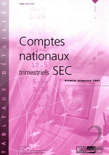2/01 - COMPTES NATIONAUX TRIMESTRIELS SEC