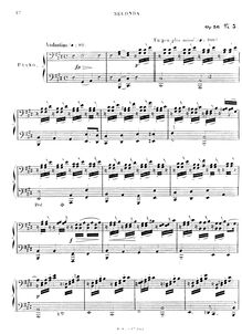 Partition Etude No. 3, 6 Studien en kanonischer Form für Orgel oder Pedalklavier