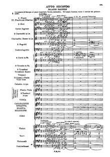 Partition Act II, Tosca, Puccini, Giacomo par Giacomo Puccini
