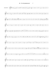 Partition Instrument 1 , partie [G2 clef], Geistliche Chor-Music, Op.11 par Heinrich Schütz