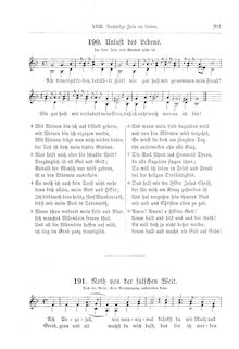 Partition , partie 3, Geistliche Volkslieder, Aus alter und neuerer Zeit, mit ihren Singweisen