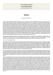 Vies des hommes illustres/Sylla