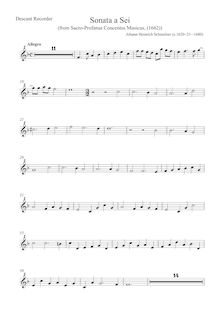 Partition parties complètes (enregistrements - DTrTrTBGb), Sacro-profanus concentus musicus fidium aliorumque instrumentorum