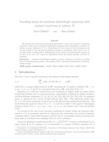 Traveling waves for nonlinear Schrodinger equations with nonzero conditions at infinity II