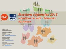 Régionales 2015 : les intentions de vote par région
