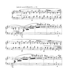 Partition complète, Nocturne No.5 en B-flat, Fauré, Gabriel