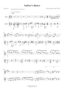 Partition complète, Peer Gynt  No.1, Op.46, Grieg, Edvard