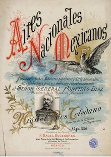 Partition complète, Aires Nacionales Mexicanos, Op.558, Potpourri