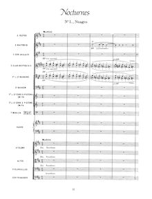 Partition complète, nocturnes, Debussy, Claude par Claude Debussy