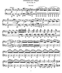 Partition complète, Overture, D.675, Schubert, Franz par Franz Schubert