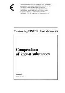 Compendium of known substances