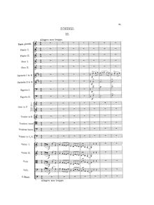 Partition , Scherzo. Allegro non troppoI, Finale. Allegro moderato, Symphony No.1 en G minor