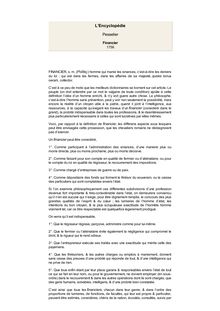 L’Encyclopédie/Volume 6/Financier