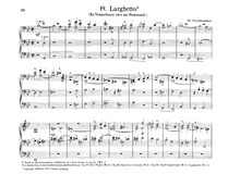 Partition complète, Larghetto en G minor, Forchhammer, Theophil
