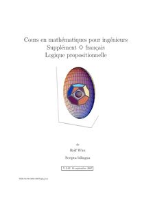 Cours en mathématiques pour ingénieurs Supplément О français ...