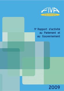 Fonds d indemnisation des victimes de l amiante : 9ème rapport d activité au Parlement et au Gouvernement - Année 2009