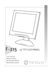 Notice LCD AG Neovo  F-215