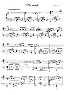 Partition complète, El Abencerraje, Los Caprichos / Danza para piano