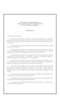 CONVENCIÌN INTERAMERICANA PARA LA PROTECCIÌN Y ...