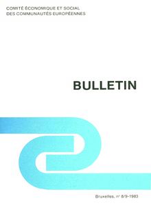 BULLETIN. N° 8/9-1983