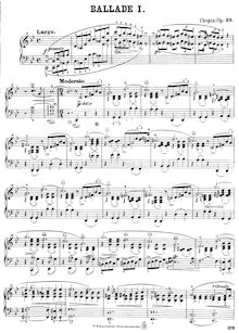 Ballade - Frédéric Chopin