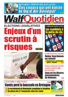 Walf Quotidien n°9088 - du mercredi 13 juillet 2022