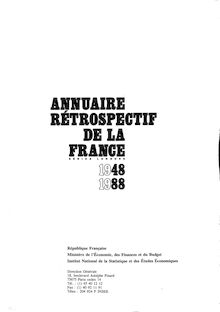 Annuaire statistique de la France : 1