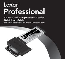 ExpressCardCompactFlash® Reader Quick Start Guide
