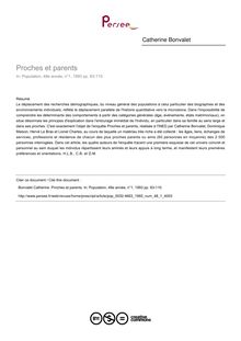 Proches et parents - article ; n°1 ; vol.48, pg 83-110