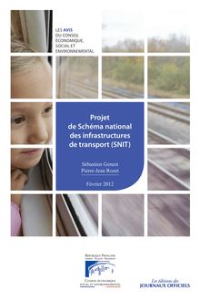 Projet de schéma national des infrastructures de transport (SNIT).