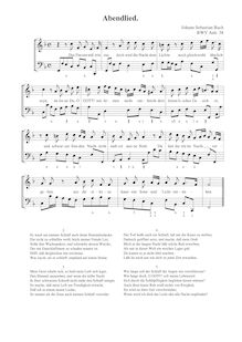 Partition Das Finsterniß tritt ein, BWV Anh.38, 7 Geistliche Oden und ein Gedicht