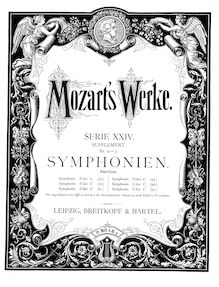 Partition complète, Symphony No.42, F major, Mozart, Wolfgang Amadeus