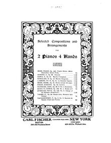 Partition Piano 2, Kriegerleben, Op.140, 5 Tonbilder, Spindler, Fritz