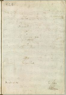Partition violon I, 6 corde quatuors, Gehot, Joseph