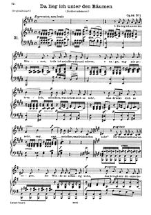 Partition complète (filter), 3 chansons, Op.84, Mendelssohn, Felix