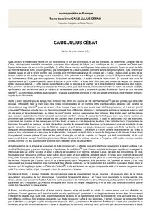 Vies des hommes illustres/Caïus Julius César