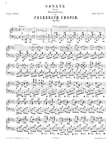 Piano Sonata par Frédéric Chopin