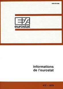 Informations de l eurostat. 4/5 - 1979