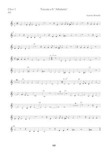 Partition chœur 1, aigu, Primo libro de ricercari et canzoni, Il primo libro de ricercari et canzoni a quattro voci, con due toccate e doi dialoghi a otto