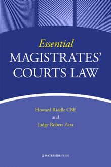 Essential Magistrates  Courts Law