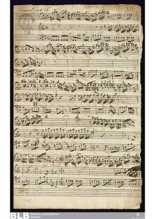 Partition complète, Trio Sonata en A major, A major, Molter, Johann Melchior