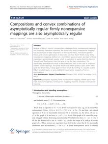 Compositions and convex combinations of asymptotically regular firmly nonexpansive mappings are also asymptotically regular